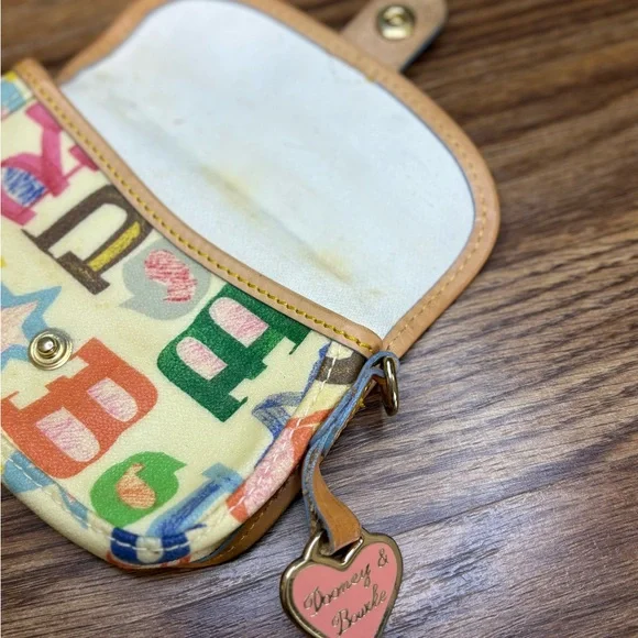 Dooney & Bourke Multicolor Canvas Satchel - Picture 10 of 13